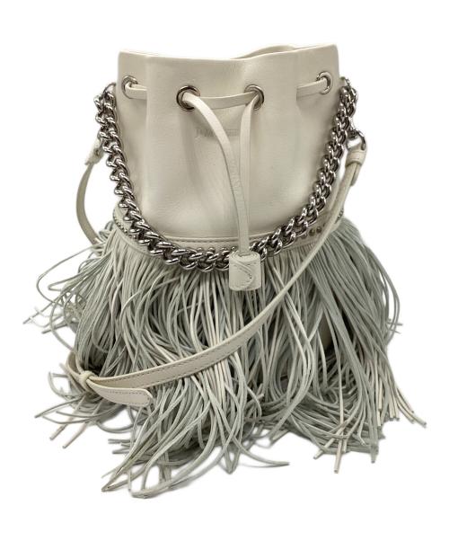 J&M DAVIDSON（ジェイ＆エム デヴィッドソン）J&M DAVIDSON (ジェイ＆エム デヴィッドソン) ショルダーバッグ/フリンジ カーニバル M ホワイトの古着・服飾アイテム