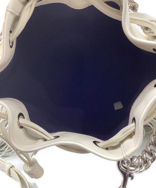 J&M DAVIDSON（ジェイ＆エム デヴィッドソン）J&M DAVIDSON (ジェイ＆エム デヴィッドソン) ショルダーバッグ/フリンジ カーニバル M ホワイトの古着・服飾アイテム