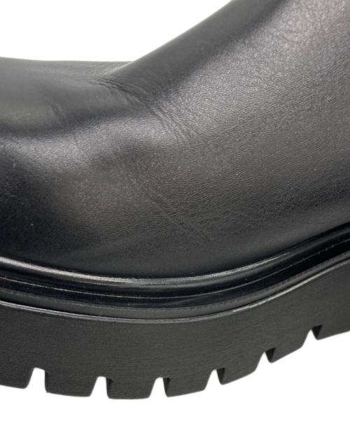 CORSO ROMA 9（コルソローマノーヴェ）CORSO ROMA 9 (コルソローマノーヴェ) サイドゴアブーツ ブラック サイズ:39の古着・服飾アイテム