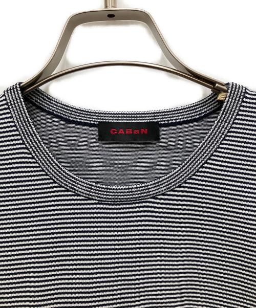 CABAN（キャバン）CABAN (キャバン) コットンポリエステルフレンチスリーブプルオーバー ネイビー サイズ:Freeの古着・服飾アイテム