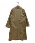 MARGARET HOWELL (マーガレットハウエル) COTTON TWILL ダブルブレストコート ベージュ：25000円