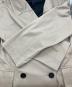 中古・古着 MARGARET HOWELL (マーガレットハウエル) COTTON TWILL ダブルブレストコート ベージュ：25000円