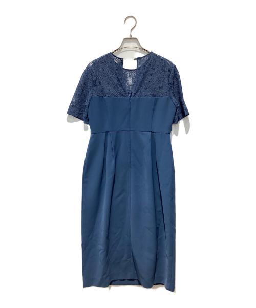 GRACE CONTINENTAL（（グレースコンチネンタル）GRACE CONTINENTAL (（グレースコンチネンタル) タックドレープコクンドレス ブルー サイズ:38の古着・服飾アイテム