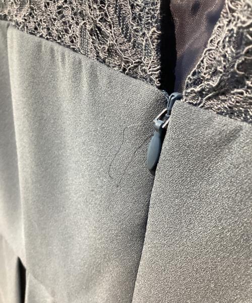 GRACE CONTINENTAL（（グレースコンチネンタル）GRACE CONTINENTAL (（グレースコンチネンタル) タックドレープコクンドレス ブルー サイズ:38の古着・服飾アイテム