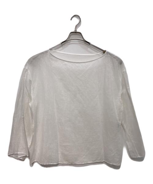 Plage（プラージュ）Plage (プラージュ) Mesh Sheer ブラウス ホワイト サイズ:Freeの古着・服飾アイテム