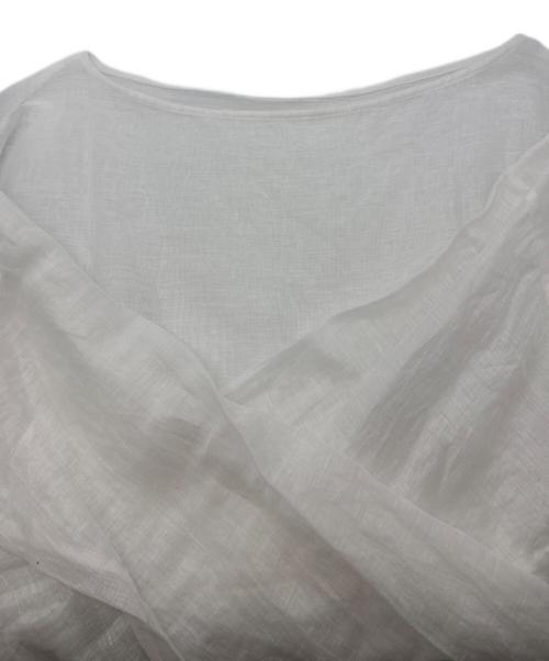 Plage（プラージュ）Plage (プラージュ) Mesh Sheer ブラウス ホワイト サイズ:Freeの古着・服飾アイテム