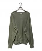 Plageプラージュ）の古着「Nuance Knit プルオーバー」｜カーキ