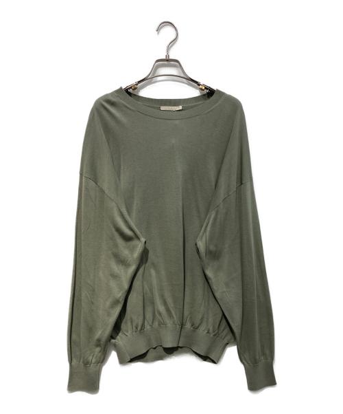 Plage（プラージュ）Plage (プラージュ) Nuance Knit プルオーバー カーキ サイズ:Free 未使用品の古着・服飾アイテム