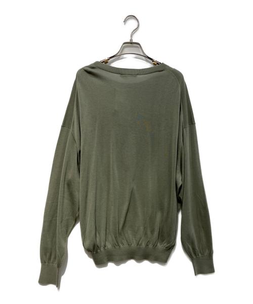 Plage（プラージュ）Plage (プラージュ) Nuance Knit プルオーバー カーキ サイズ:Free 未使用品の古着・服飾アイテム