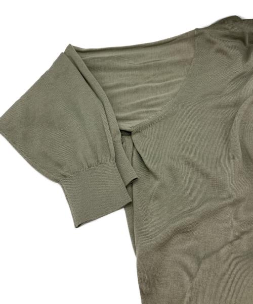 Plage（プラージュ）Plage (プラージュ) Nuance Knit プルオーバー カーキ サイズ:Free 未使用品の古着・服飾アイテム