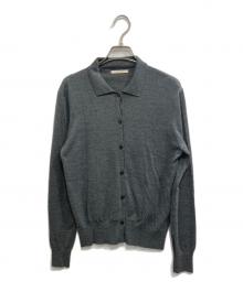 Plage（プラージュ）の古着「Collar カーディガン」｜グレー