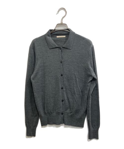 Plage（プラージュ）Plage (プラージュ) Collar カーディガン グレー サイズ:記載なしの古着・服飾アイテム