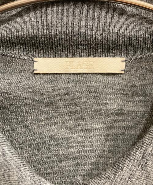 Plage（プラージュ）Plage (プラージュ) Collar カーディガン グレー サイズ:記載なしの古着・服飾アイテム