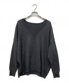 Plageプラージュ）の古着「CASH TOUCH Flare V プルオーバー」｜グレー