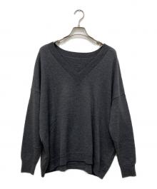 Plage（プラージュ）の古着「CASH TOUCH Flare V プルオーバー」｜グレー