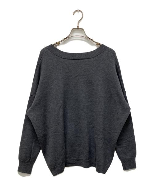 Plage（プラージュ）Plage (プラージュ) CASH TOUCH Flare V プルオーバー グレー サイズ:Freeの古着・服飾アイテム