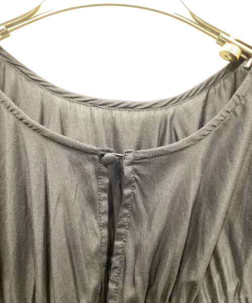 Plage（プラージュ）Plage (プラージュ) cotton/silk tiered ブラウス ブラック サイズ:Freeの古着・服飾アイテム