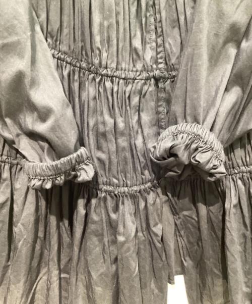 Plage（プラージュ）Plage (プラージュ) cotton/silk tiered ブラウス ブラック サイズ:Freeの古着・服飾アイテム
