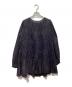 Plage (プラージュ) cotton/silk tiered ブラウス ブラック サイズ:Free：6000円