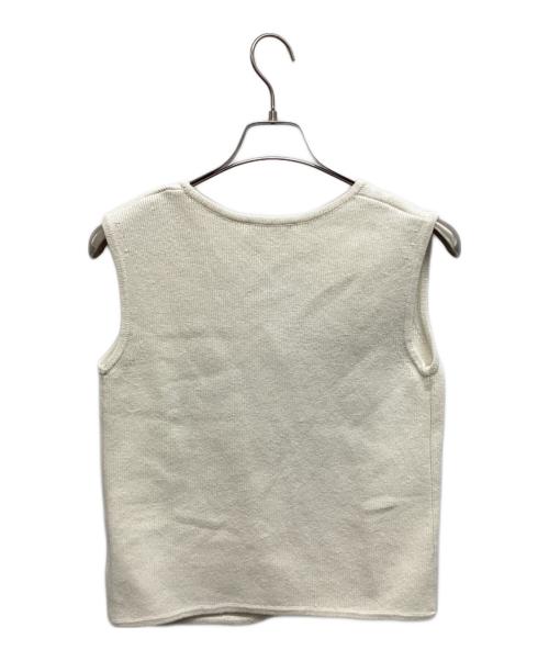 Plage（プラージュ）Plage (プラージュ) CO LI Knit ベスト アイボリー サイズ:Free 未使用品の古着・服飾アイテム