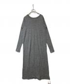 Plageプラージュ）の古着「super 120s jersey ワンピース」｜グレー