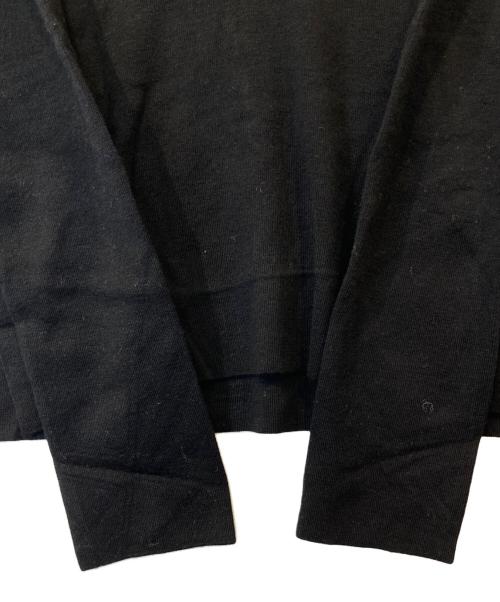 Con te（コンテ）Con te (コンテ) ディープVネック スキッパーニット ブラック サイズ:FREEの古着・服飾アイテム