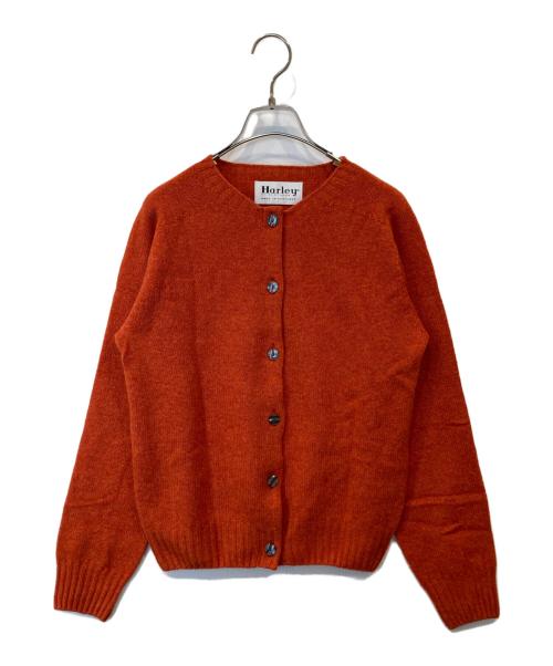 Harley（ハーレー）Harley (ハーレー) Plage (プラージュ) 別注 HIGH BUTTON SHORT カーディガン オレンジ サイズ:Mの古着・服飾アイテム