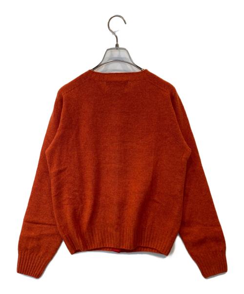 Harley（ハーレー）Harley (ハーレー) Plage (プラージュ) 別注 HIGH BUTTON SHORT カーディガン オレンジ サイズ:Mの古着・服飾アイテム