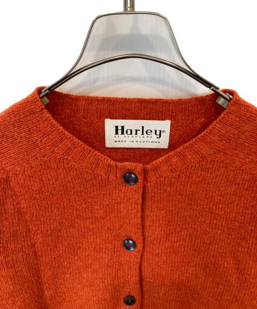 Harley（ハーレー）Harley (ハーレー) Plage (プラージュ) 別注 HIGH BUTTON SHORT カーディガン オレンジ サイズ:Mの古着・服飾アイテム