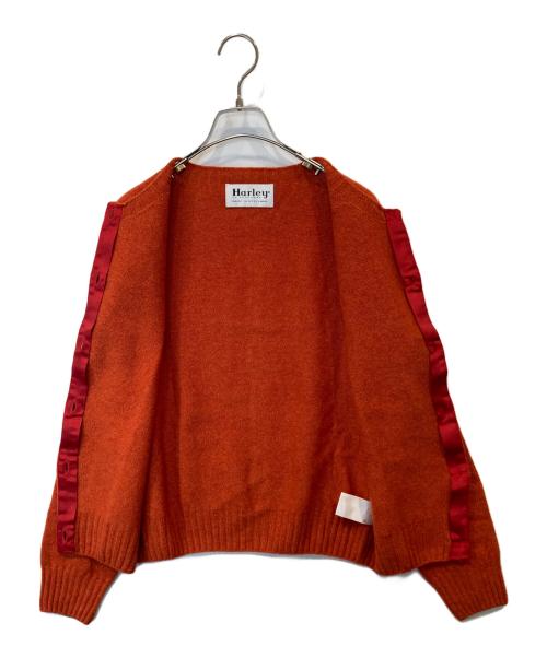 Harley（ハーレー）Harley (ハーレー) Plage (プラージュ) 別注 HIGH BUTTON SHORT カーディガン オレンジ サイズ:Mの古着・服飾アイテム