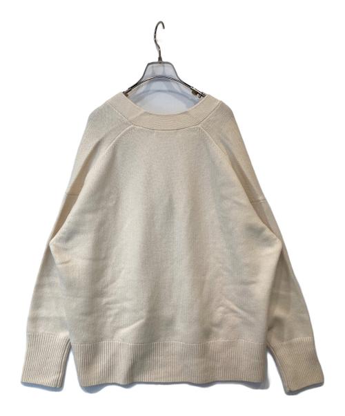 R'IAM PLAGE（リアム プラージュ）R'IAM PLAGE (リアム プラージュ) washable wool カーディガン アイボリー サイズ:FREEの古着・服飾アイテム