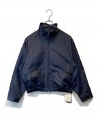 Plageプラージュ）の古着「satin light ブルゾン サテンライトブルゾン」｜ネイビー