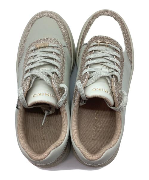 卑弥呼（ヒミコ）卑弥呼 (ヒミコ) 厚底コートソールスニーカー ベージュ サイズ:24の古着・服飾アイテム