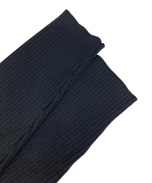 Sandro（サンドロ）Sandro (サンドロ) ニットマキシドレス ブラック サイズ:38 未使用品の古着・服飾アイテム