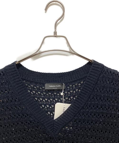 Fabiana Filippi（ファビアナフィリッピ）Fabiana Filippi (ファビアナフィリッピ) ニット ネイビー サイズ:SIZE40 未使用品の古着・服飾アイテム