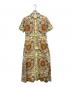 TORY BURCH（トリーバーチ）の古着「Printed Silk Shirtdress Orange Carousel」｜アイボリー
