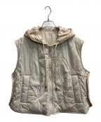 WEEKEND Max Maraウィークエンド マックスマーラ）の古着「リバーシブル テクニカル キャンバス ジレ」｜ベージュ