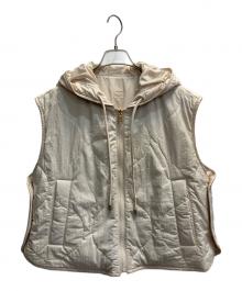 WEEKEND Max Mara（ウィークエンド マックスマーラ）の古着「リバーシブル テクニカル キャンバス ジレ」｜ベージュ