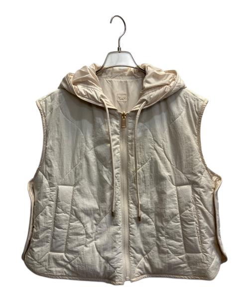 WEEKEND Max Mara（ウィークエンド マックスマーラ）WEEKEND Max Mara (ウィークエンド マックスマーラ) リバーシブル テクニカル キャンバス ジレ ベージュ サイズ:Sの古着・服飾アイテム