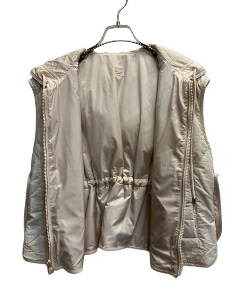 WEEKEND Max Mara（ウィークエンド マックスマーラ）WEEKEND Max Mara (ウィークエンド マックスマーラ) リバーシブル テクニカル キャンバス ジレ ベージュ サイズ:Sの古着・服飾アイテム