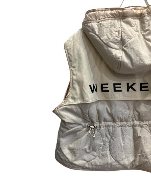 WEEKEND Max Mara（ウィークエンド マックスマーラ）WEEKEND Max Mara (ウィークエンド マックスマーラ) リバーシブル テクニカル キャンバス ジレ ベージュ サイズ:Sの古着・服飾アイテム