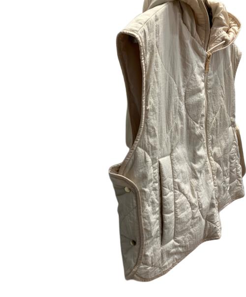 WEEKEND Max Mara（ウィークエンド マックスマーラ）WEEKEND Max Mara (ウィークエンド マックスマーラ) リバーシブル テクニカル キャンバス ジレ ベージュ サイズ:Sの古着・服飾アイテム