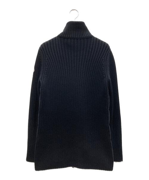MONCLER（モンクレール）MONCLER (モンクレール) ダウン切替ニットジャケット ブラック サイズ:Mの古着・服飾アイテム