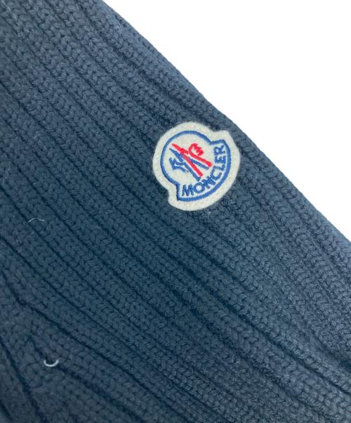 MONCLER（モンクレール）MONCLER (モンクレール) ダウン切替ニットジャケット ブラック サイズ:Mの古着・服飾アイテム
