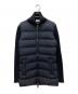 MONCLER（モンクレール）の古着「ダウン切替ニットジャケット」｜ブラック
