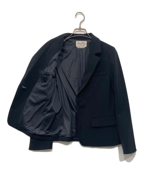 kay me（ケイミー）kay me (ケイミー) スマートストレッチテーラードジャケット ネイビー サイズ:7の古着・服飾アイテム
