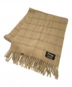 JOHNSTONS OF ELGINジョンストンズオブエルガン）の古着「カシミヤマフラー」｜ベージュ