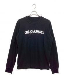sacai（サカイ）の古着「Eric Haze ONEKINDWORD. L/S T-shirt」｜ブラック