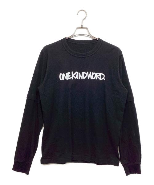 sacai（サカイ）sacai (サカイ) Eric Haze ONEKINDWORD. L/S T-shirt ブラック サイズ:4の古着・服飾アイテム
