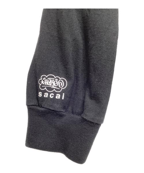 sacai（サカイ）sacai (サカイ) Eric Haze ONEKINDWORD. L/S T-shirt ブラック サイズ:4の古着・服飾アイテム